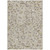 9' X 12' Beige Brown And Gray Floral Washable Indoor Outdoor Area Rug