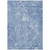8' X 10' Sky Blue And Navy Blue Abstract Washable Indoor Outdoor Area Rug