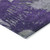 10' X 14' Purple Lilac And Eggplant Abstract Washable Indoor Outdoor Area Rug