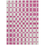 8' X 10' Blush And Ivory Geometric Washable Indoor Outdoor Area Rug