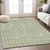 10' X 14' Green And Ivory Geometric Washable Indoor Outdoor Area Rug Transitional Style - Green, Ivory Color