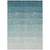 10' X 14' Teal Blue And Ivory Ombre Washable Indoor Outdoor Area Rug