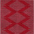 8' X 10' Red And Gray Geometric Washable Indoor Outdoor Area Rug