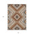 10' X 14' Copper Brown And Beige Tribal Washable Indoor Outdoor Area Rug