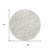 8' Ivory And Beige Round Abstract Washable Indoor Outdoor Area Rug - Ivory, Beige