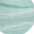8' Aqua And Sky Blue Round Abstract Washable Indoor Outdoor Area Rug