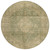 8' Artichoke Green And Beige Round Medallion Washable Indoor Outdoor Area Rug - Artichoke Green, Beige
