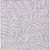 8' X 10' Lavender And Ivory Floral Washable Indoor Outdoor Area Rug - Lavender, Ivory