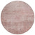 8' Blush And Pink Round Abstract Washable Indoor Outdoor Area Rug - Blush, Pink