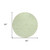 8' Artichoke Green And Mint Green Round Floral Washable Indoor Outdoor Area Rug