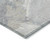 8' Ivory And Gray Round Abstract Washable Indoor Outdoor Area Rug Transitional Style - Ivory, Gray Color