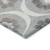 9' X 12' Gray Charcoal And Brown Medallion Washable Indoor Outdoor Area Rug