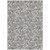 8' X 10' Ivory And Gray Floral Washable Indoor Outdoor Area Rug