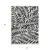 10' X 14' Black And Ivory Floral Washable Indoor Outdoor Area Rug - Black, Ivory