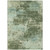 10' X 14' Artichoke Green And Pale Aqua Abstract Washable Indoor Outdoor Area Rug