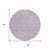 8' Lavender And Ivory Round Geometric Washable Indoor Outdoor Area Rug - 880016484724