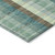 10' X 14' Sage Mint Green And Teal Blue Plaid Washable Indoor Outdoor Area Rug