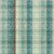 10' X 14' Sage Mint Green And Teal Blue Plaid Washable Indoor Outdoor Area Rug