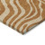 9' X 12' Copper And Tan Animal Print Washable Indoor Outdoor Area Rug