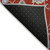 10' X 14' Red Gray And Taupe Floral Washable Indoor Outdoor Area Rug