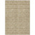9' X 12' Gold And Beige Geometric Washable Indoor Outdoor Area Rug