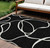 8' X 10' Black And Ivory Abstract Washable Indoor Outdoor Area Rug Transitional Style - Black, Ivory Color