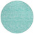 8' Teal Blue And Ivory Round Floral Washable Indoor Outdoor Area Rug