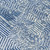 8' Navy Blue And Ivory Round Geometric Washable Indoor Outdoor Area Rug Transitional Style - Navy Blue, Ivory Color