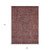 9' X 12' Orange And Copper Southwestern Washable Indoor Outdoor Area Rug