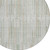 8' Sage And Ivory Round Striped Washable Indoor Outdoor Area Rug - Sage, Ivory