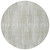 8' Sage And Ivory Round Striped Washable Indoor Outdoor Area Rug - Sage, Ivory