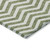 10' X 14' Green And Ivory Chevron Washable Indoor Outdoor Area Rug