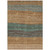 8' X 10' Terra Cotta Copper And Beige Striped Washable Indoor Outdoor Area Rug