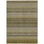 9' X 12' Coffee And Taupe Striped Washable Indoor Outdoor Area Rug