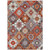 8' X 10' Rust Lavender And Ivory Southwestern Washable Indoor Outdoor Area Rug