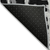 10' X 14' Black Gray And Silver Striped Washable Indoor Outdoor Area Rug
