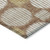 8' X 10' Brown Beige And Ivory Geometric Washable Indoor Outdoor Area Rug Transitional Style - Brown, Beige, Ivory Color
