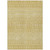 10' X 14' Gold Ivory And Taupe Tribal Washable Indoor Outdoor Area Rug