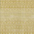 10' X 14' Gold Ivory And Taupe Tribal Washable Indoor Outdoor Area Rug