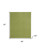 8' X 10' Green Non Skid Indoor Outdoor Area Rug - 606114456407