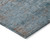 8' X 10' Teal Blue And Brown Abstract Washable Indoor Outdoor Area Rug