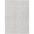 9' X 12' Ivory And Beige Striped Washable Indoor Outdoor Area Rug