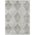 8' X 10' Gray Geometric Washable Non Skid Indoor Outdoor Area Rug