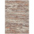 8' X 10' Terra Cotta And Beige Abstract Washable Indoor Outdoor Area Rug