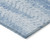 9' X 12' Sky Blue And Denim Blue Botanical Leaves Washable Indoor Outdoor Area Rug
