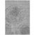 9' X 12' Gray Silver And Charcoal Abstract Washable Indoor Outdoor Area Rug