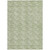 10' X 14' Green And Ivory Geometric Washable Indoor Outdoor Area Rug Transitional Style - Green, Ivory Color
