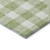 8' X 10' Artichoke Green And Gray Plaid Washable Indoor Outdoor Area Rug