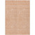 10' X 14' Peach And Ivory Floral Washable Indoor Outdoor Area Rug