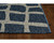 3'x5' Blue Grey Machine Woven UV Treated Abstract Indoor Outdoor Area Rug - 4512822921976